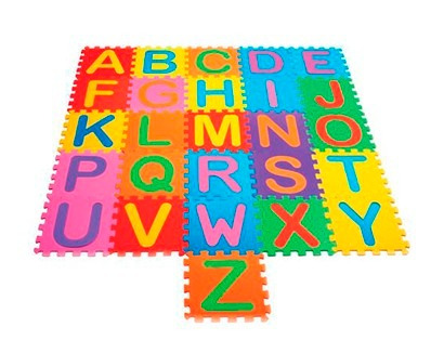 Tapete Infantil Eva Com Tema: Alfabeto