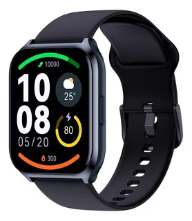 Haylou Smart Watch 2 Pro 1.85" Gran Pantalla, Con Llamadas, Ipx68 Para Android Y los, Bluetooth 5.0, Caratulas Personalizadas, Ls02 Pro, Azul Oscuro