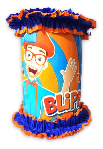 Piñata Blippi Tipo Cilindro 