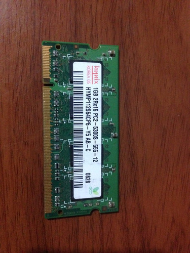 Memoria Ram Minidimm Ddr2 De 1 Gb (Usado)