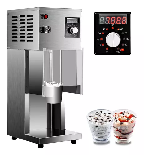 Máquina para hacer helados, mezclas, batidos, yogur congelado, sorbete,  gelato suave con temporizador de apagado automático, recipiente de 1.5  cuartos