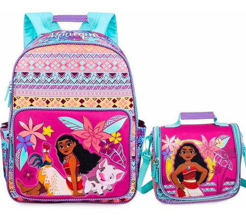 Moana Púa Heihei Set Mochila Y Lonchera Disney Store