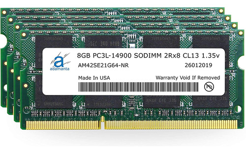 Memorias Ram Adamanta, Ddr3, 1867 Mhz, Cl13, 1,35 V, 32 G...