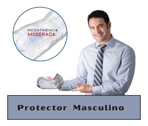 Protector Incontinencia Masculino  Goteo Abundante  192 Pzas