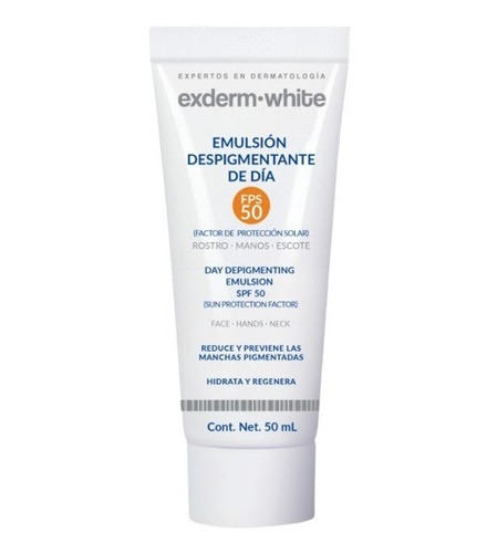 Exderm White Emulsion Despigmentante De Dia Fps 50, 50 Tipo De Piel Normal