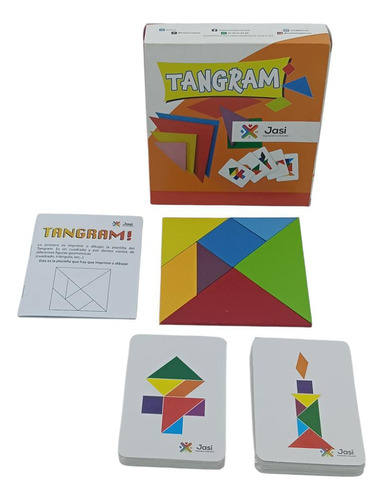 Tangram Y Tarjetas Multicolor