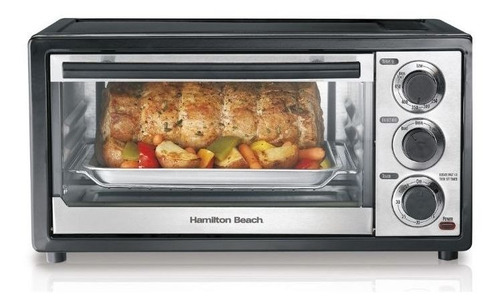 Horno de mesa eléctrico Hamilton Beach 31508 black 110V