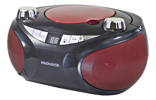 Magnavox Md6949 Portatil De Carga Superior Cd Boombox Con...