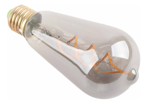 Bombilla Vintage Regulable St64 Con Filamento Led Cálido De