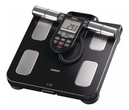 Imagen 1 de 1 de Balanza digital pediátrica Omron HBF-514C negra, hasta 150 kg