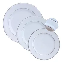 Comprar Jogo Pratos Rasos Fundos E Sobremesa Martha 18 Peças Schmidt