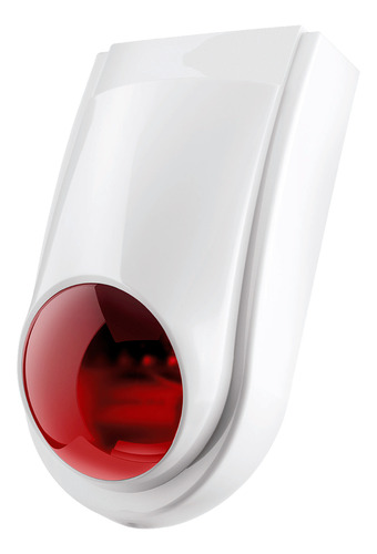 Sirene Agl Zigbee Automação 130db Cor: Branco