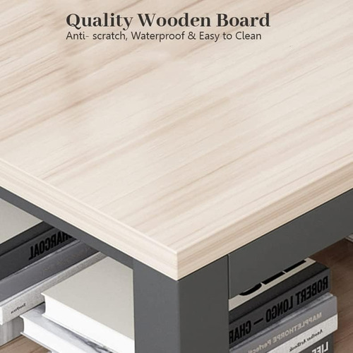 Mesa Escritorio Rectangular Estudio 80x60cm