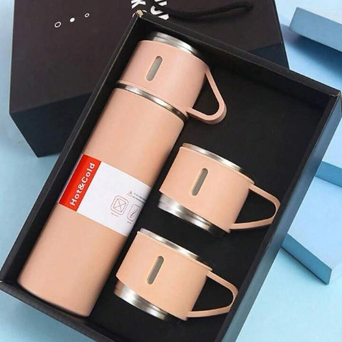 Set Termo + Tazas Colores