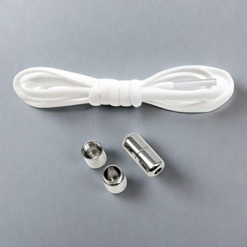 2 Paquete De 2-6 Cordones Elásticos Sin Cordones 100cm