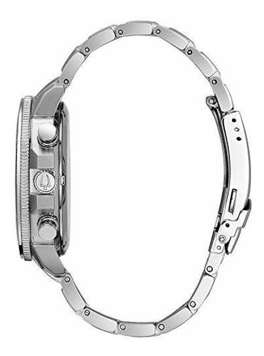 Bulova Reloj De Pulsera De Cronografo De Acero Inoxidable De