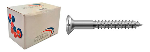 Parafuso Madeira Philips Nfix 3,8x 12 - Kit C/5 Centos