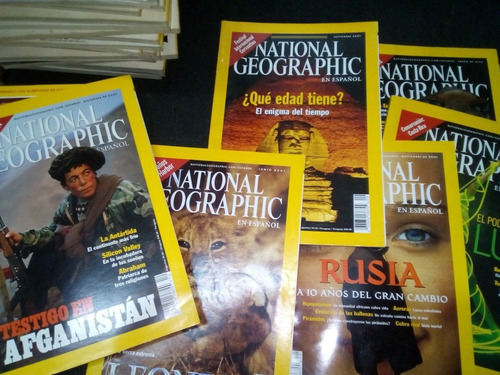 Imagen 2 de 7 de Revista National Geographic Español E Ingles 70 80 90 00 10