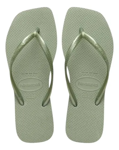 Chinelo Havaianas Slim Square Sandália Feminina Quadrada
