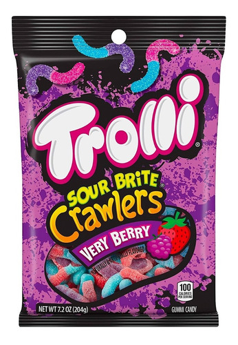 Gomitas Trolli Sour Brite Crawlers 204 Gr Moras