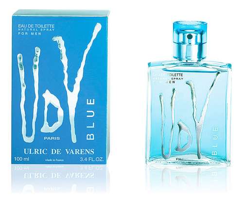 Perfume Udv Blue De Ulric De Varens 100ml. Para Caballeros