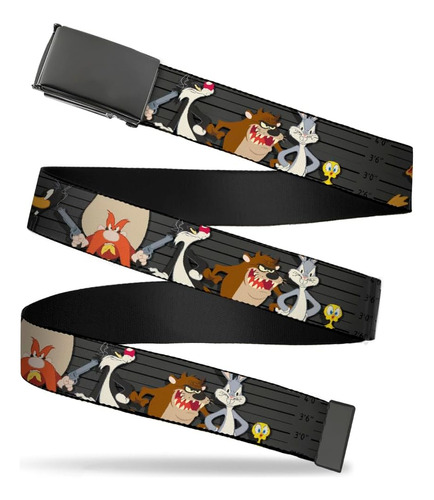 Cinturón Con Hebilla Para Hombre Looney Tunes 1.25 Con Hebil