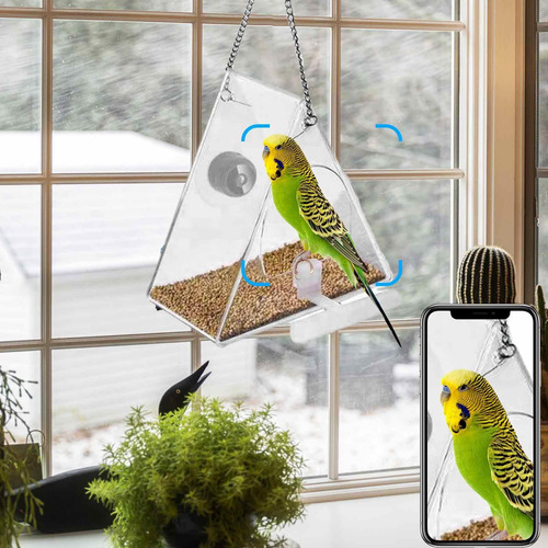 Para Pájaros Con Cámara Inteligente Para Pájaros Con Ventosa