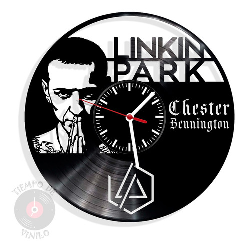 Reloj De Pared Elaborado En Disco Lp Linkin Park Ref.03