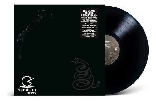 Metallica - The Black Album - Lp Doble Sellado Nuevo