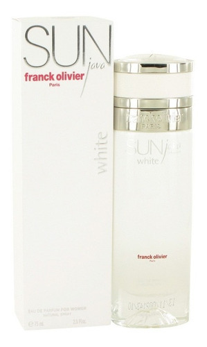 Perfume Franck Olivier Sun Java White para mujer, 75 ml Edp