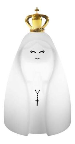 Luminária Abajur Nossa Senhora Aparecida Padroeira Coroa