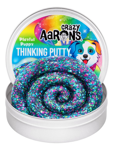Crazy Aaron's Putty Pets Playful Puppy Thinking Putty