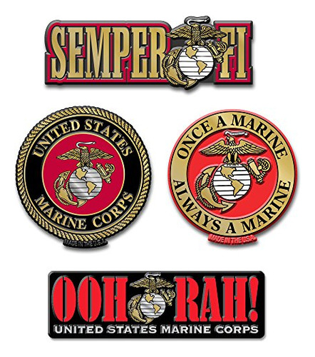 Juego De Imanes Del Cuerpo De Marines De Los Estados Unidos
