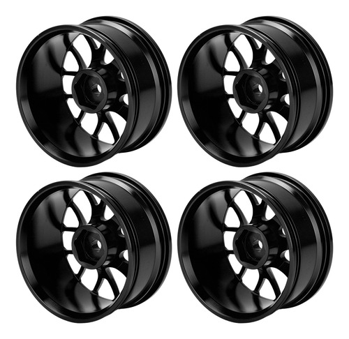 Cubos De Rueda Rc, 4 Piezas, Llantas De Aleación De Aluminio