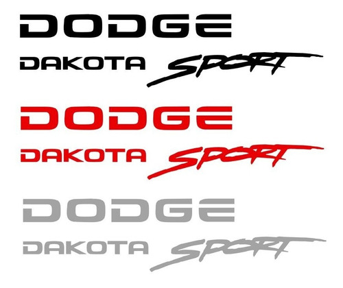 Kit De Adesivos Faixas Dodge Dakota Sport A Melhor Qualidade