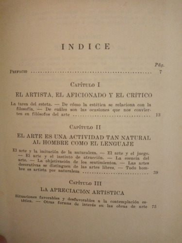 El Arte, Los Críticos Y Usted. Curt Ducasse, Impecable