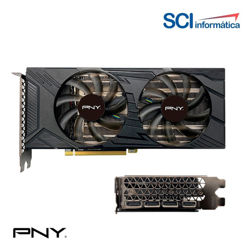 Imagen 5 de 6 de Placa De Video Pny Gforce Rtx 3050 8gb Uprising Dual Fan