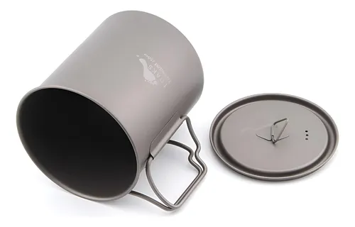 Olla De Titanio Toaks 750 Ml Ligera Y Resistente .