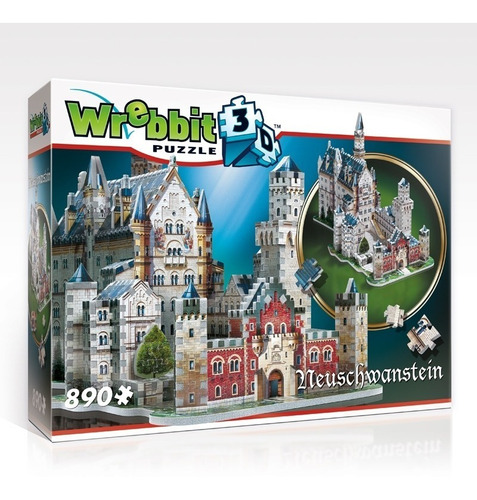 Puzzle 3d Castillo De Neuschwanstein - Wrebbit