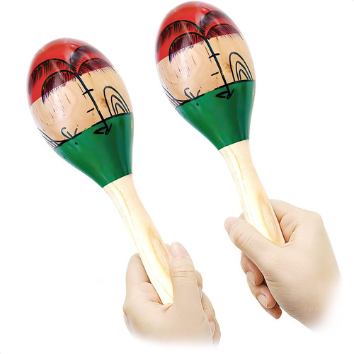 2 Instrumentos Musicales Profesionales De Maracas - Maracas 