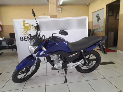 Imagem 5 de 10 de Honda Cg Fan 160 Azul 2022