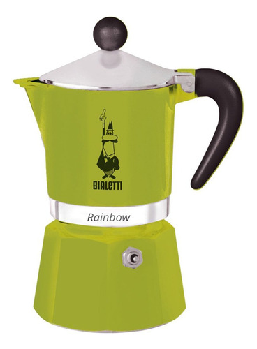 Cafetera Bialetti Rainbow Green 6 Tazas