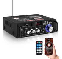 Comprar Amplificador de audio Seener BT-298A Bluetooth 2 canales 600W color negro potencia de salida rms 600W