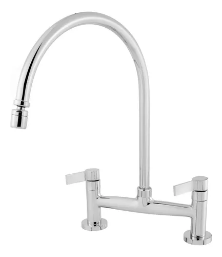 Torneira Misturador Luxo Cozinha Bancada Cromada 3/4 1259