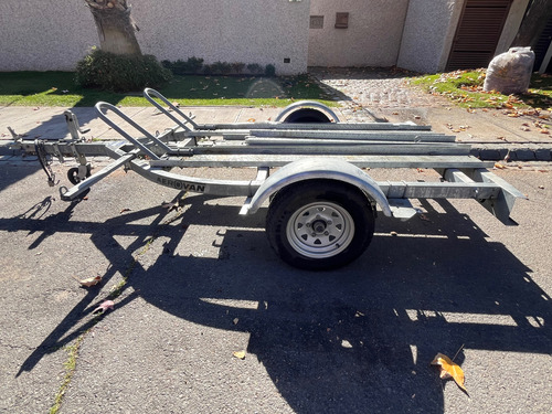Carro Arrastre Aerovan Para Dos Motos, Perfecto Estado!