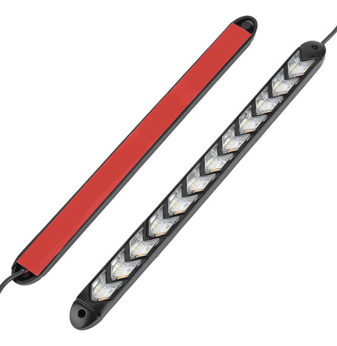 Flecha Flecha Drl Para Coche, Flexible E Impermeable, 2 Unid