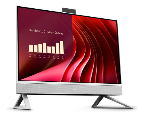 Pc Aio Dell 24 I3 100u 512gb Ssd 8gb Ddr5 Fhd Ips Win11 Blanco