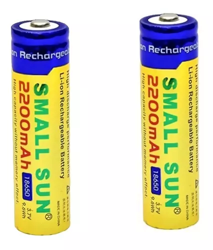 Batería 18650 Recargable 3500mah 3.7v con pin