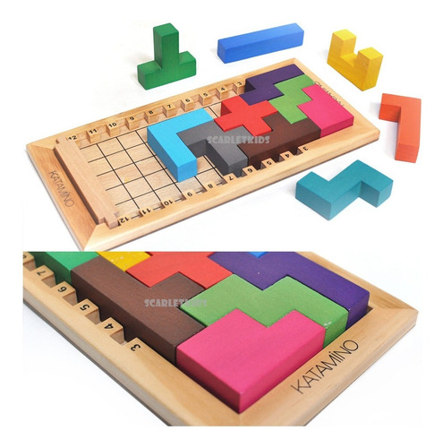 Katamino Gigamic Juego De Mesa Maldon Scarlet Kids