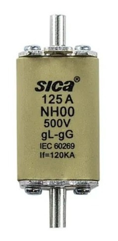 Imagen 1 de 1 de Fusible Nh Tamaño 00 125 - 160 Amp 500v Sica